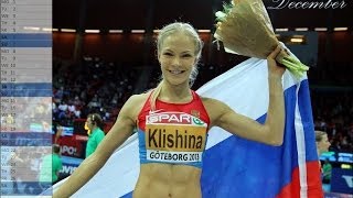 Darya Klishina Дарья Клишина 2014 Calendar [upl. by Roede831]