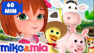 Nursery Rhymes Songs with Lyrics and Action  Collection of Popular Kids Songs by Mike and Mia [upl. by Reisch786]