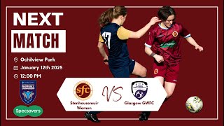 Stenhousemuir Women v Glasgow Girls and Women  SWF Championship [upl. by Luahs]