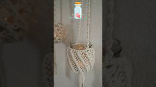 Macrame Lantern  Makramee Hänhewindlicht [upl. by Alleul]