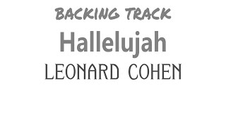 Leonard Cohen  Hallelujah  TabBackingTrack [upl. by Elleuqram]