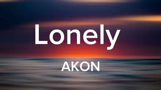 AkonLonely Lyrics [upl. by Pouncey830]