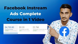 Facebook Instream Ads Complete Course in 1 Video  Facebook Instream Ads  Facebook Earning Course [upl. by Ihab]