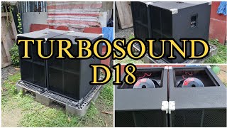 TURBOSOUND D18 Speaker  LIVE PRO 18 1200 WATTS [upl. by Ylaek]