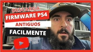 Tutorial  Descargar software VIEJOS  ANTIGUOS PlayStation 4  Firmware PS4 2022 [upl. by Luckin]