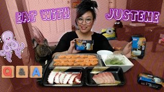 Sashimi  QampA  mukbang [upl. by Ericksen]