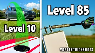 TRICK SHOTS from Level 1 to Level 100  Inspired by Thats Amazing [upl. by Aeirdna971]