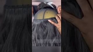 Handmade Wig in 30 Minutes Watch the Transformation ✨👑 wigmaking handmadewigs diywig wigs [upl. by Hermina]