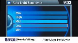 Setting Auto Light Sensitivity in a Honda Vehicles [upl. by Sweyn791]