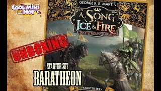 A Song Of Ice And Fire  Baratheon Starter set  Unboxing [upl. by Valonia]