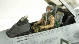 USAF F16C Highly Detailed Replica 118 scale BBI [upl. by Keram]