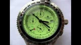 Aeromatic 1912 A1303 120 sec Chronograph 8x Slow Motion [upl. by Obeded]