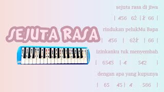 SEJUTA RASA PIANIKA ❲MELODICA❳ TUTORIAL  LAGU ROHANI [upl. by Audy]