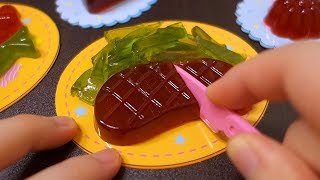 포핀쿠킨요리통통구미2 HeartFood Gummy Making Kit ASMR [upl. by Anital501]