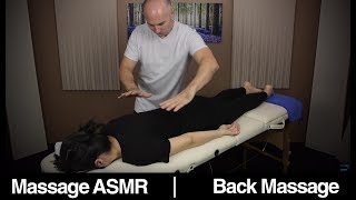 ASMR Massage Back Complete Body Relaxation [upl. by Kinna538]