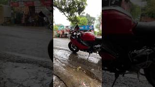 yamaha r15 v4 ❤️  Raste mein Bairsh ❤️ aur chai 😍💯 shortvideo shorts [upl. by Elfont271]