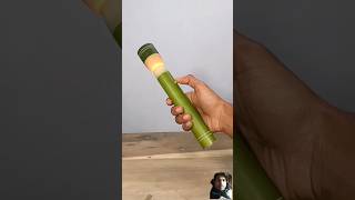 Bamboo flashlight bamboo led light diy bambooart new ballerina crafts femaleathletic [upl. by Wilden243]