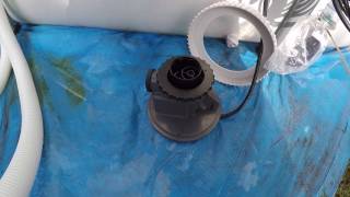 Modify Summer Waves Skimmer Filter Tank for Intex Sand Filter Installation [upl. by Mosora363]