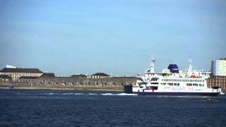 Wightlink Ferries at Portsmouth  England  UK [upl. by Amarillis]