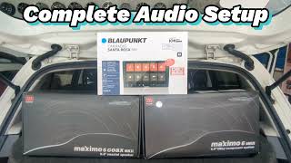 Blaupunkt Stereo amp Morel Speakers  Amazing audio quality guaranteed in Swift  KONARKS 📞9448517921 [upl. by Timmie]