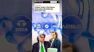 TATA amp AIRBUS MANUFACTURE H125 CHOPPER  BIG DEAL 🇮🇳🤝🇫🇷  news geopolitics worldaffairs shorts [upl. by Llekcm]