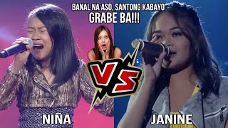 Niña Adriente VS Janine Berdin  Banal Na Aso Santong Kabayo  The Voice Kids PH 2024  TNT  ANGAS [upl. by Dodson]