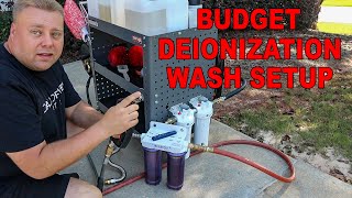 BUDGET DEIONIZATION FOR MY WASH SETUP  SPOTLESS RINSE [upl. by Nairdad]