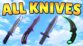 All Knives  Animations  CSGO [upl. by Reddin362]