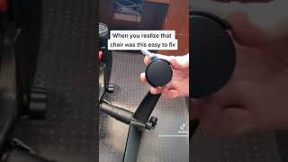 How to repair an office chair wheel shorts [upl. by Atsiuqal]