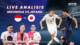 Live Analisis Timnas Indonesia Vs Jepang Kualifikasi Piala Dunia 2026 Zona Asia  SPORTY [upl. by Nathan]