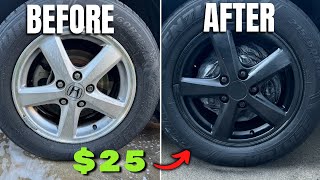 How To Plasti Dip Rims in 5 MINS [upl. by Lymn804]