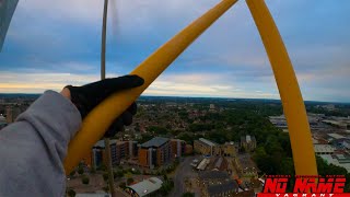 My First Crane Climb In London Confusing Encounter With Another Climber [upl. by Pacifa60]