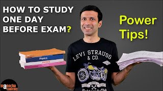 How to Study 1 Day Before Exam [upl. by Anhpad573]