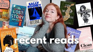 all the books i read and dnfed in october  sally rooney booktok romcoms a lil rant review [upl. by Thurston281]