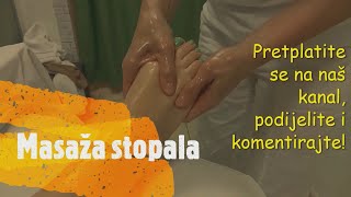 Masaža stopala Nije refleksoterapija [upl. by Helprin]