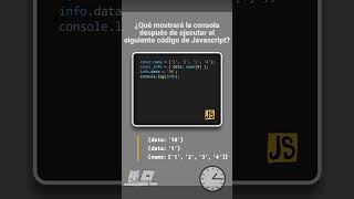 JavaScript  Reto 22 🔥 ¿Qué imprimirá este código JavaScript en la consola [upl. by Licastro]