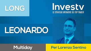 Investv il trend è forte Lorenzo Sentino propone un LONG su LEONARDO [upl. by Wenona]