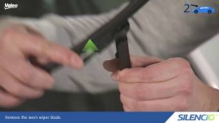 Valeo Silencio™ Wiper Blade How to Fit guide N°2  Gen2B Pinch tab arm type [upl. by Domeniga]