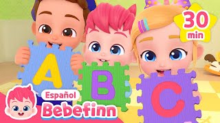 Canción del ABC y Más Canciones Infantiles  ¡Aprendamos el Abecedario  Bebefinn en español [upl. by Meri]