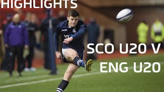 Highlights of Scotland U20s 246 win over their English counterparts [upl. by Oned]