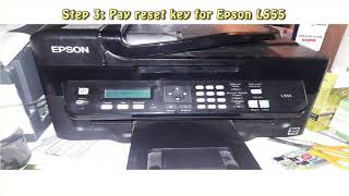 Reset Epson L555 Waste Ink Pad Counter [upl. by Nemhauser]