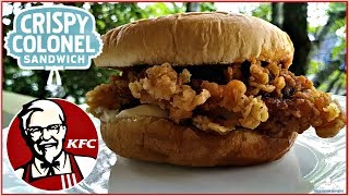 KFC®  Crispy Colonel Sandwich Review  Nashville Hot [upl. by Jorry380]