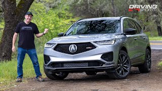 2022 Acura MDX TypeS Mountain Road Review [upl. by Glaudia]