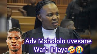 Uvesane wafa insini uAdvocate Mshololo ephenya uMangena ngemibuzo incompetent negative evidence [upl. by Ayita]