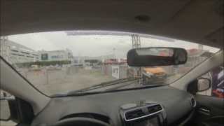 Mirage Gymkhana Top Gear Philippines Niky vs Jeff [upl. by Etteuqram]