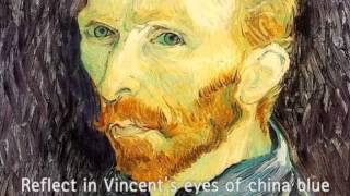 Vincent  Don McLean  Starry Starry Night With LyricsGoghs works [upl. by Ettenauq]