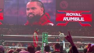 2024 WWE Men’s Royal Rumble entrances  ending  live crowd reaction [upl. by Stanislaw]