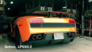 Lamborghini Gallardo exhaust  Top speed pro1 [upl. by Neiv]