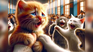 The Cat Was Bullied At School cat 😞😭 [upl. by Jordanson]