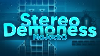 quotStereo Demonessquot 100 by MaJackO Insane Demon  Geometry Dash [upl. by Safire596]